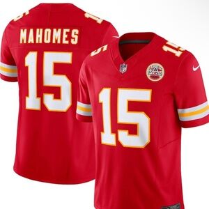 Men's Kansas City Chiefs Patrick Mahomes Nike Red Vapor Jersey